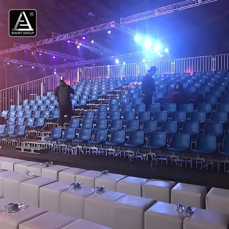 Portable Temporary Metal Structure Grandstand Seating