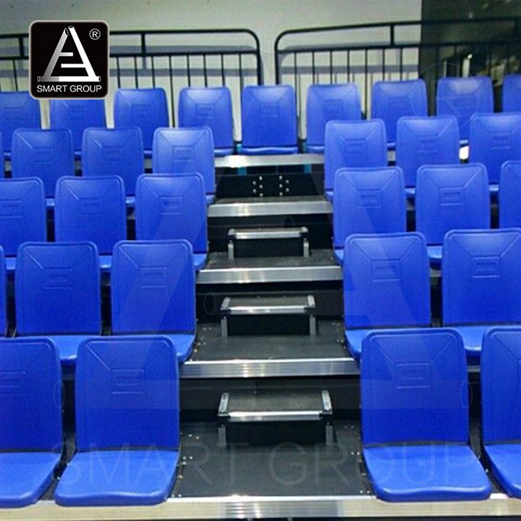 Indoor Portable Telescopic Tribune Retractable Gym Bleacher Seating for Sale